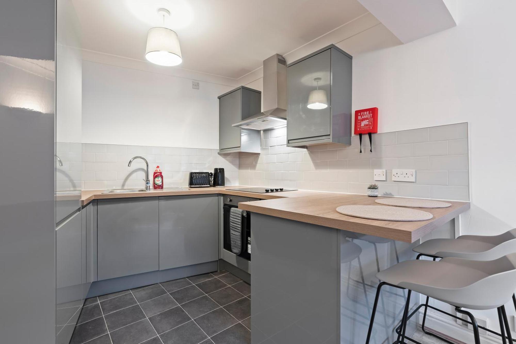 Elegant Flat In Prime Location -sleeps 4 - Parking Appartement