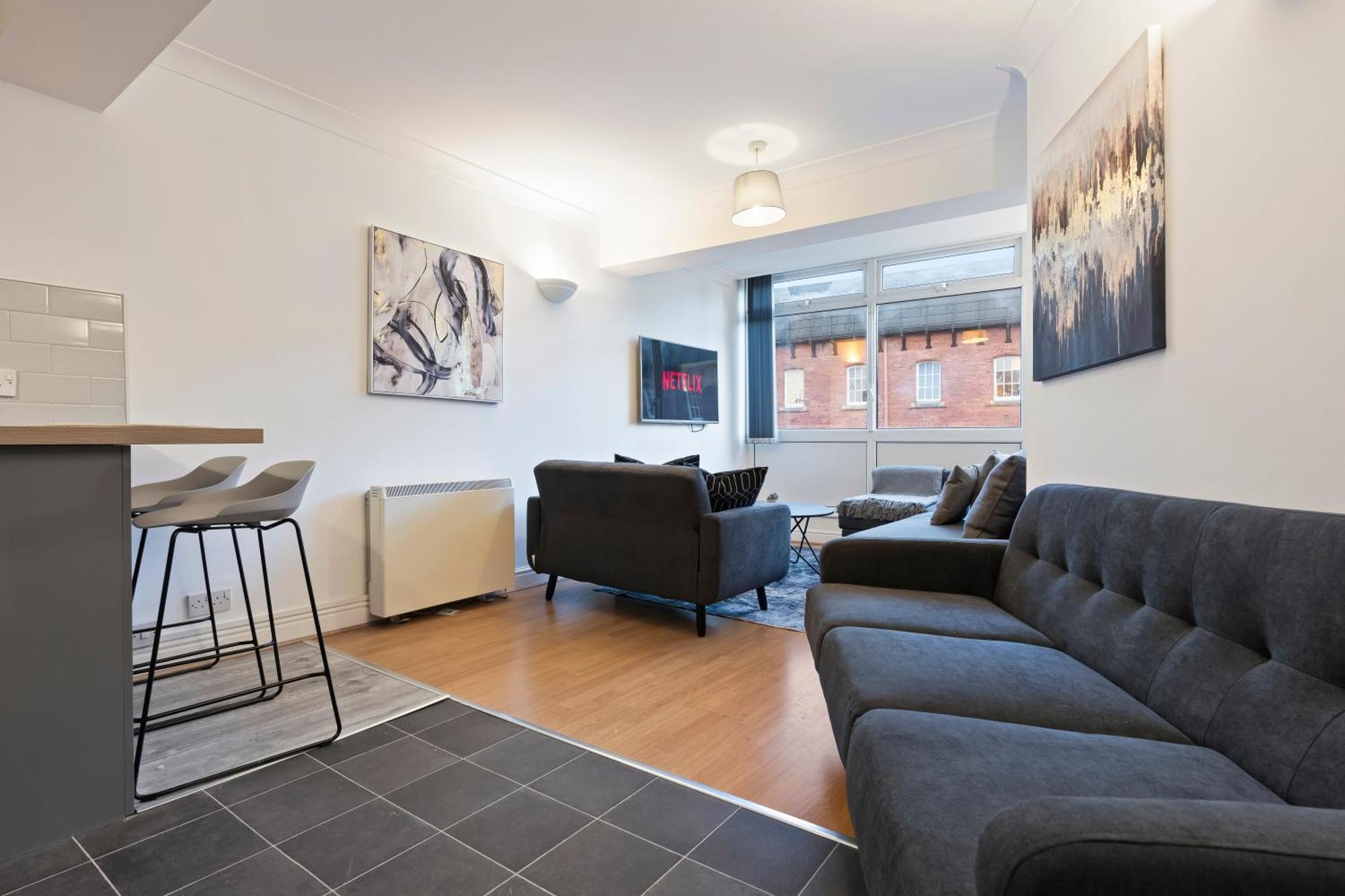 Elegant Flat In Prime Location -sleeps 4 - Parking Appartement